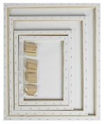 Холсты на подрамнике BRAUBERG ART DEBUT, НАБОР 4шт, грунтованные, 100% хлопок, мелкое зерно, 191028