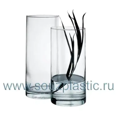 Ваза FLORA цилиндрическая высокая 26,5см 98-543