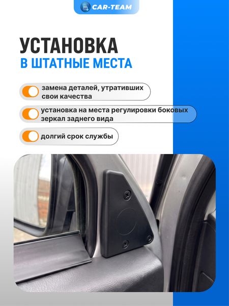 Уголки зеркал внутренние глухие на ВАЗ 2108-09, 2113-14-15