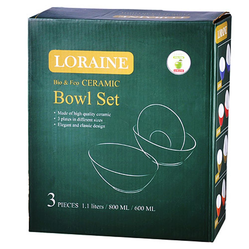 Набор салатниц Loraine 29589 3 шт.