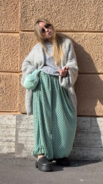 Брюки Women Parachute Pants Mint Wave — Мемории и Вискеры / Memories & Whiskers, зеленый