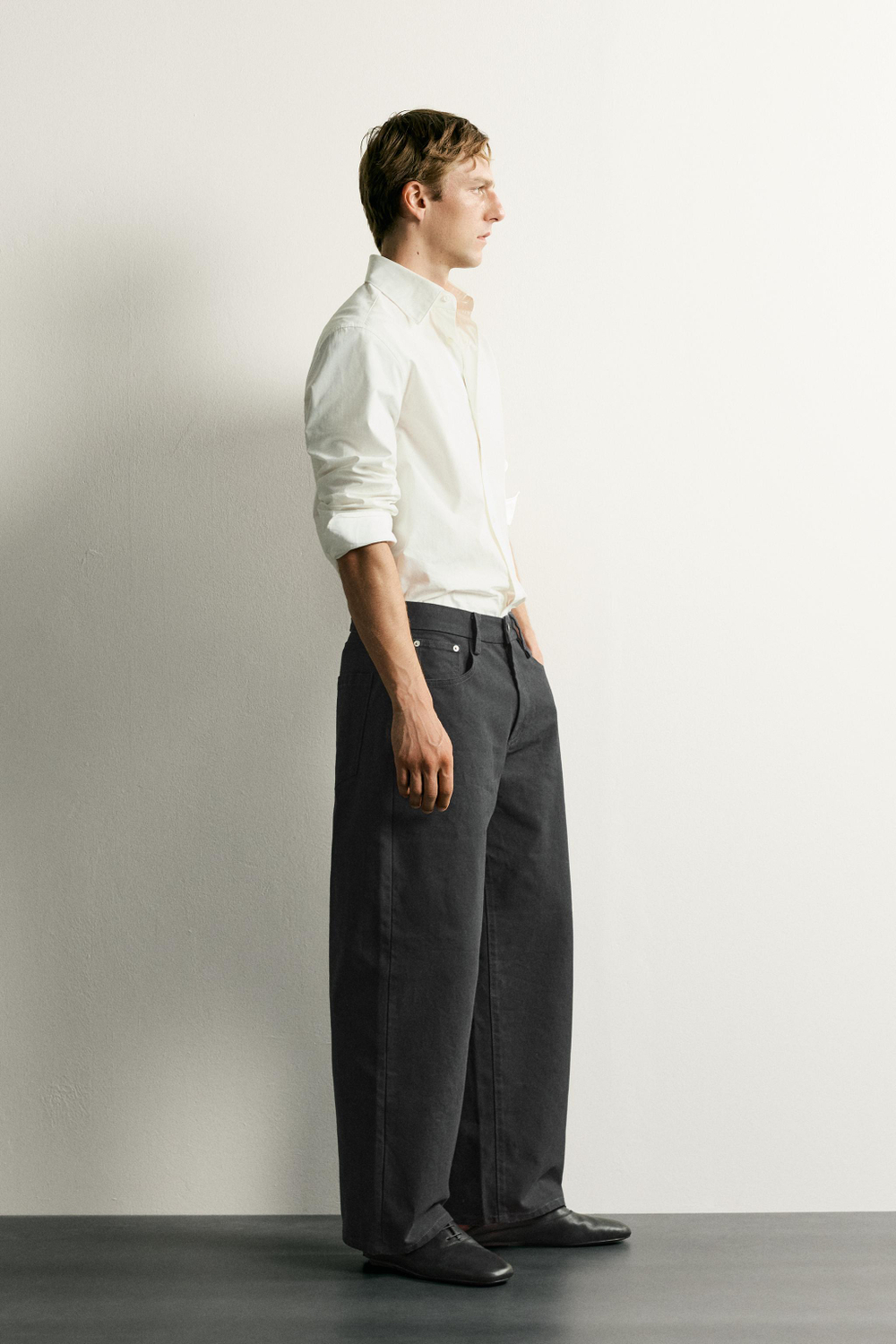 ДЖИНСЫ STRAIGHT RELAXED FIT — ZARA