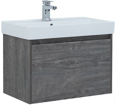 Тумба под раковину Aquanet Nova Lite 75 дуб рошелье (1 ящик)