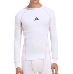 Компрессионная одежда Adidas Terrex Xperior Clima365 Long Sleeve Baselayer - white/semi impact orange