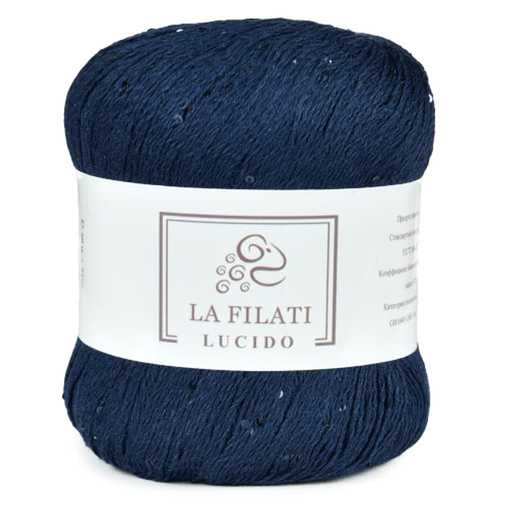 Пряжа Lucido, 100г, 445м, 90%хлопок, 10%микропайетки, (цена за 1 шт)