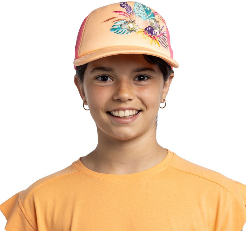 Кепка детская Buff Trucker Cap Neottia Coral Фото 2
