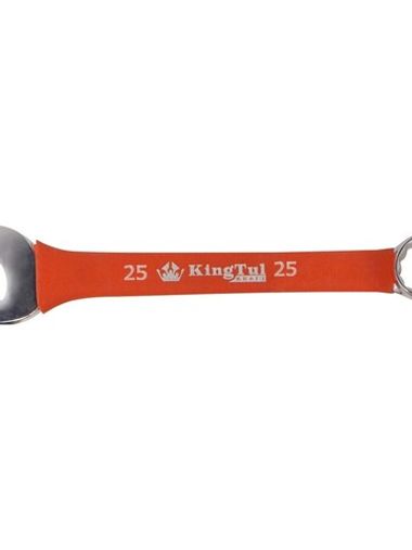 Ключ комбинированный 25мм в прорезиненной оплетке KingTul kraft KT-30025k