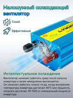 Инвертор 12V-220V 5000W Lvyuan чистая синусоида синий