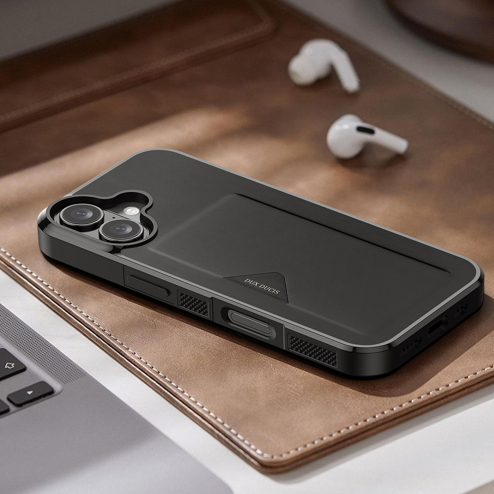 Чехол с MagSafe и отделение для карт (картхолдер) от Dux Ducis для iPhone 17, серия Pocard Series Case