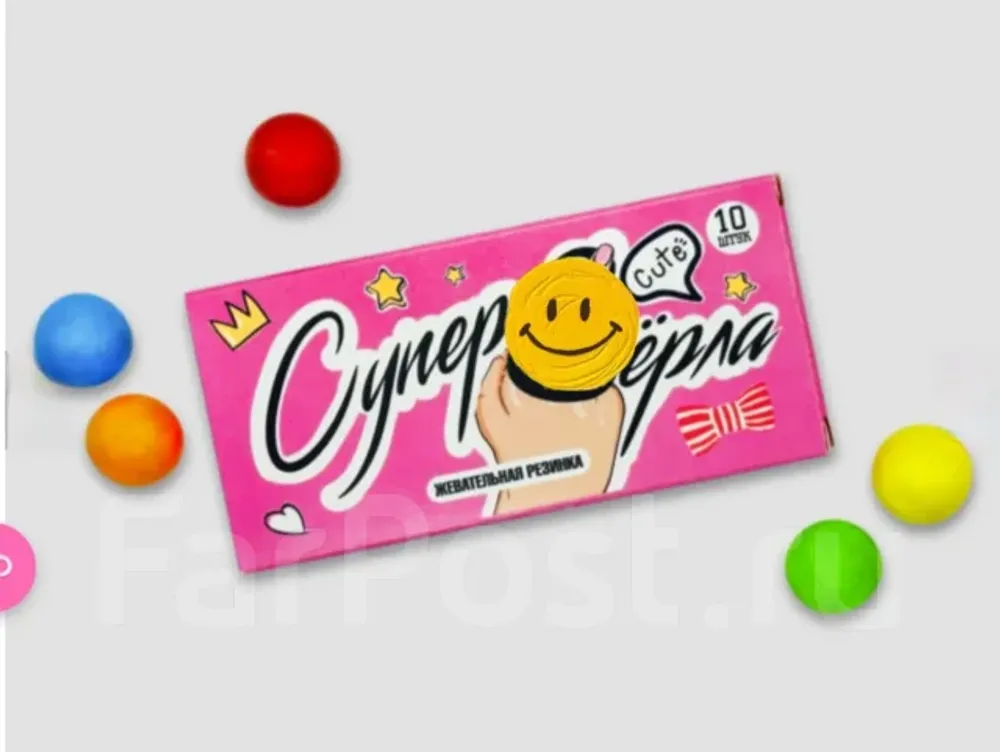Жевательная резинка Супер гёрла