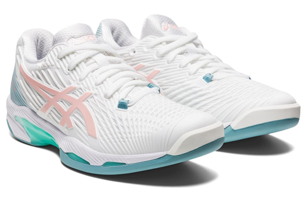 Женские Кроссовки теннисные Asics Solution Speed FF 2 Indoor - белый