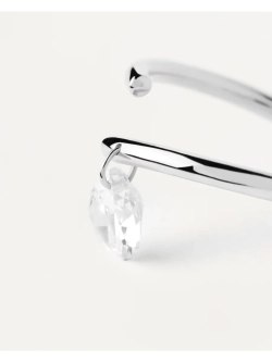Кольцо женское PDPaola Aqua Solitaire Серебро 925 AN02-959