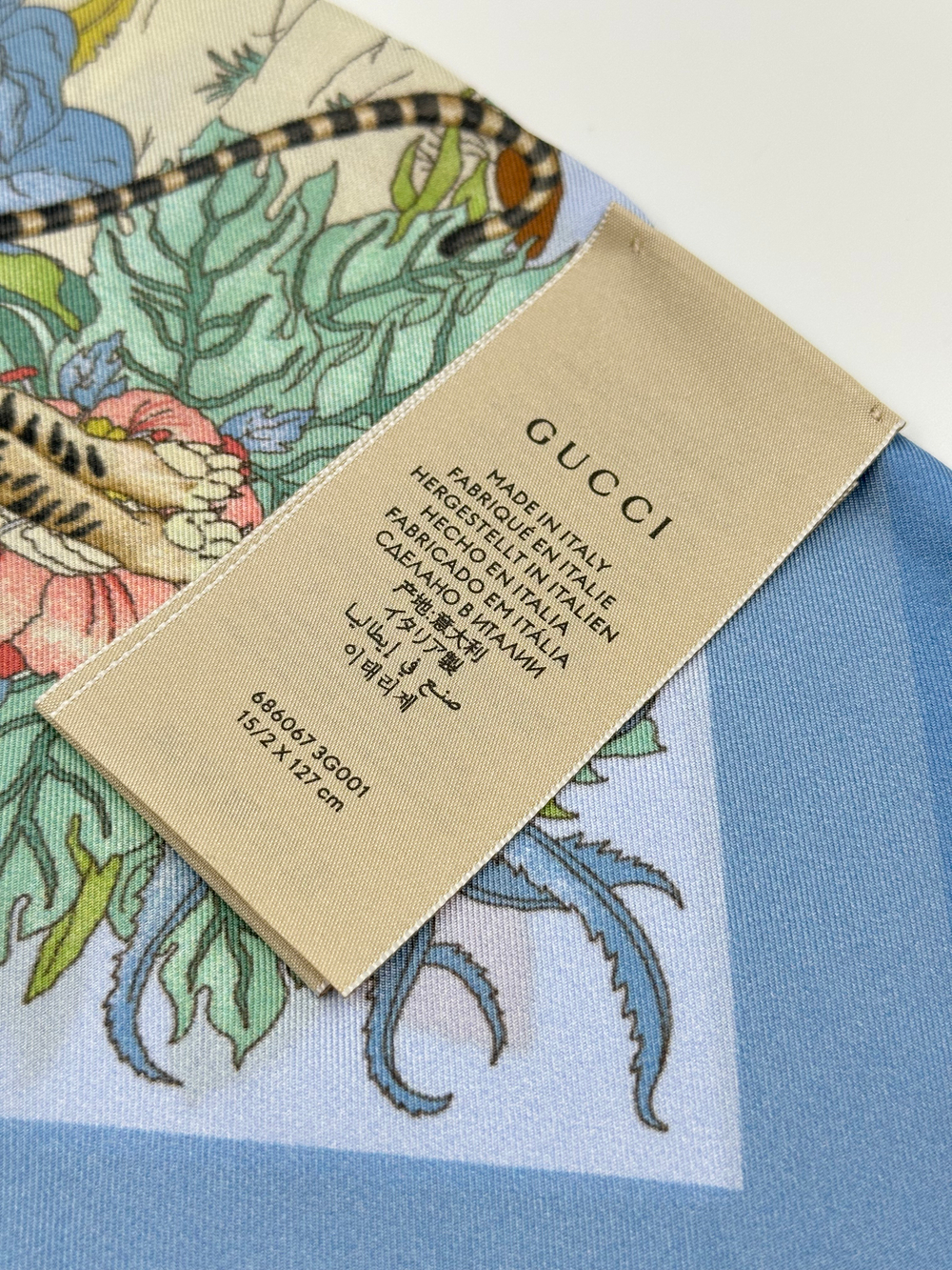Шёлковый шарф Gucci