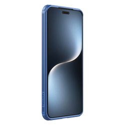 Чехол синего цвета от Nillkin с сдвижной шторкой для камеры для Honor Magic 7 Pro, серия CamShield Pro