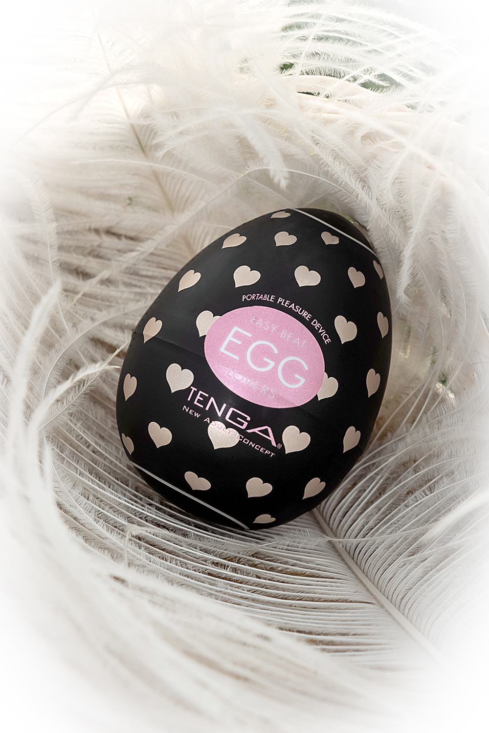 Нереалистичный мастурбатор Tenga Egg Lovers черный 6,1 см