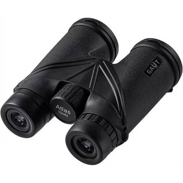 Бинокль GAUT Atlas 10x42 Waterproof, Roof-призмы BK7, IPX6, цвет - чёрный