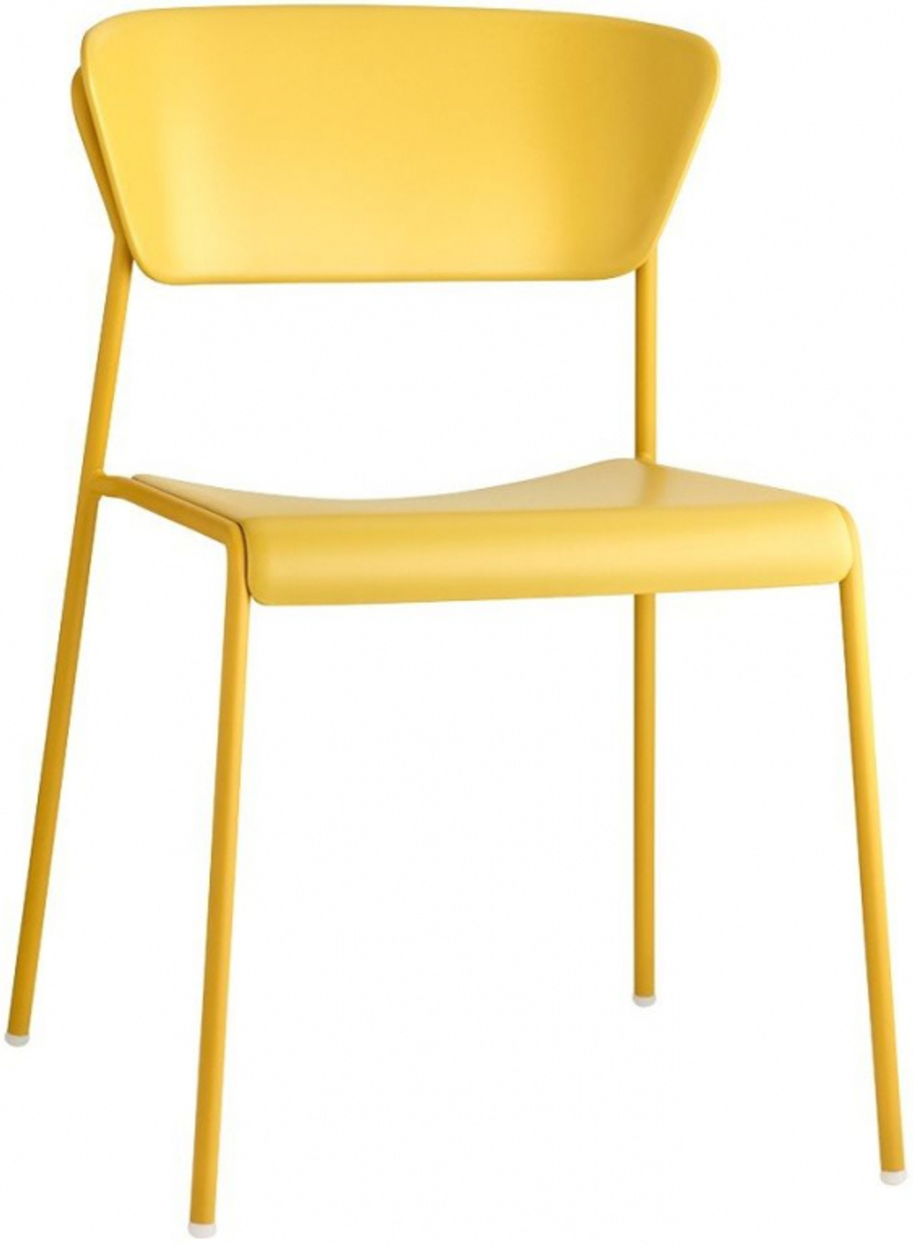 Стул пластиковый Scab Design Lisa Technopolymer, желтый