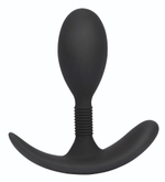 Черная анальная втулка Anal Play Plug S - 8,6 см. (Цвет: черный)
