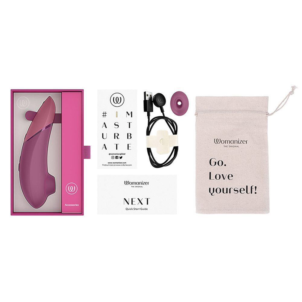 Темно-розовый бесконтактный клиторальный стимулятор 17см Womanizer Next 3D Pleasure Air Stimulator in Dusty Pink WZNE1SG4