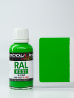 Краска лаковая HobbyLink RAL-6037 Зеленый RL-6037