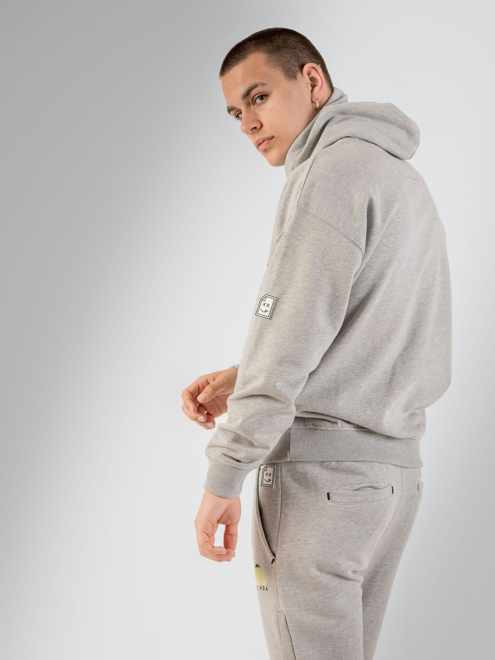 Худи мужское ORIGINAL CREATOR ERROR_404 HOODIE, Серый