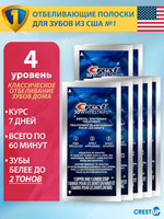 Crest 3D Whitestrips Glamorous White Отбеливающие полоски для зубов: до 2 тонов за 7 дней