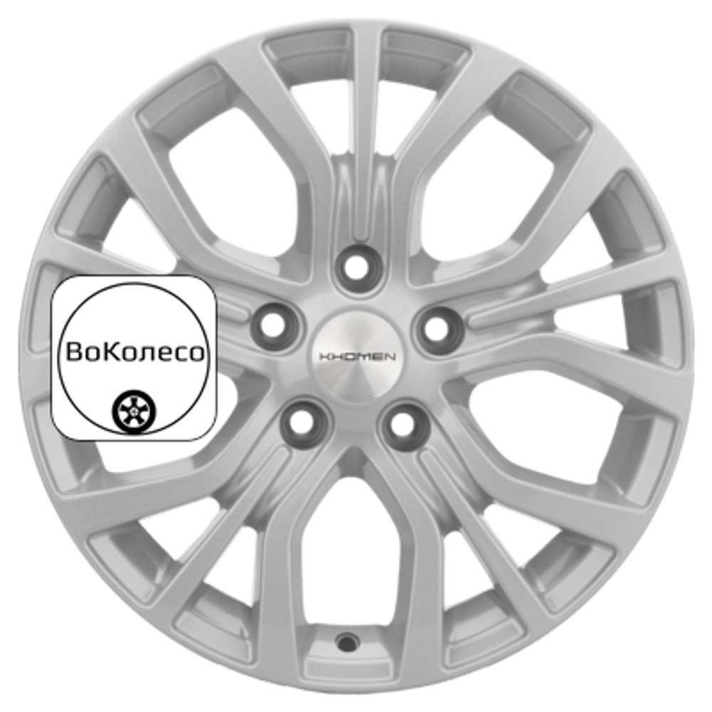 6,5x16/5x114,3 ET45 D60,1 KHW1608 (Toyota/Suzuki) F-Silver Khomen Wheels