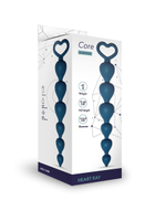 Анальная цепочка Heart Ray синий 17,45 см