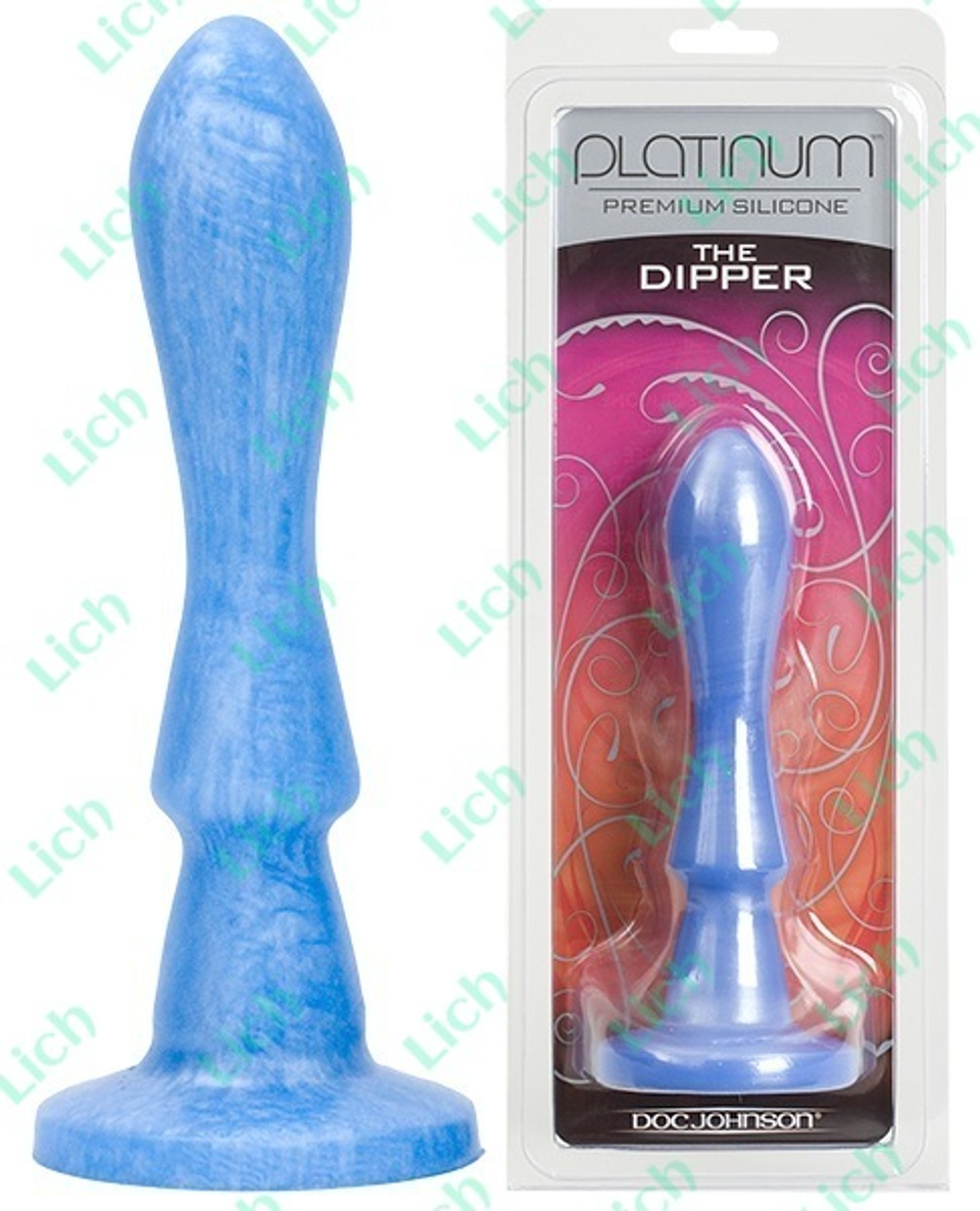 Пробка-насадка голубая PLATINUM SILICONE