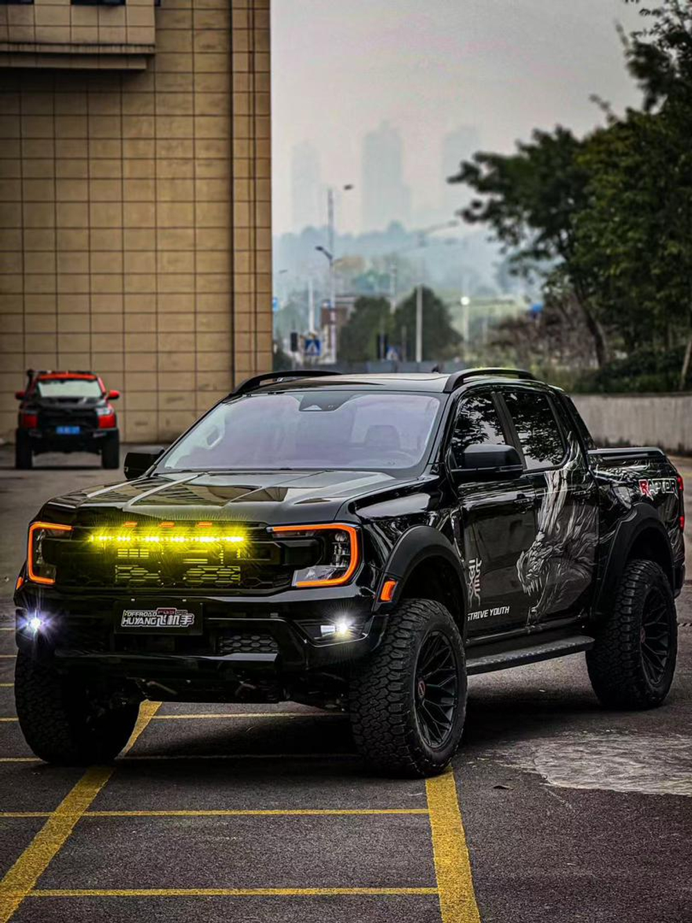 Обвес переднего бампера Ford Ranger