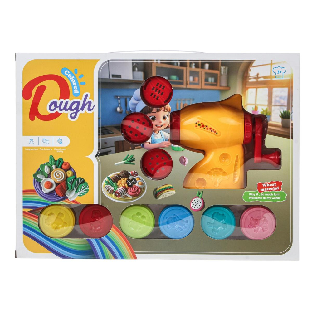 Игровой набор для лепки коробка 9027