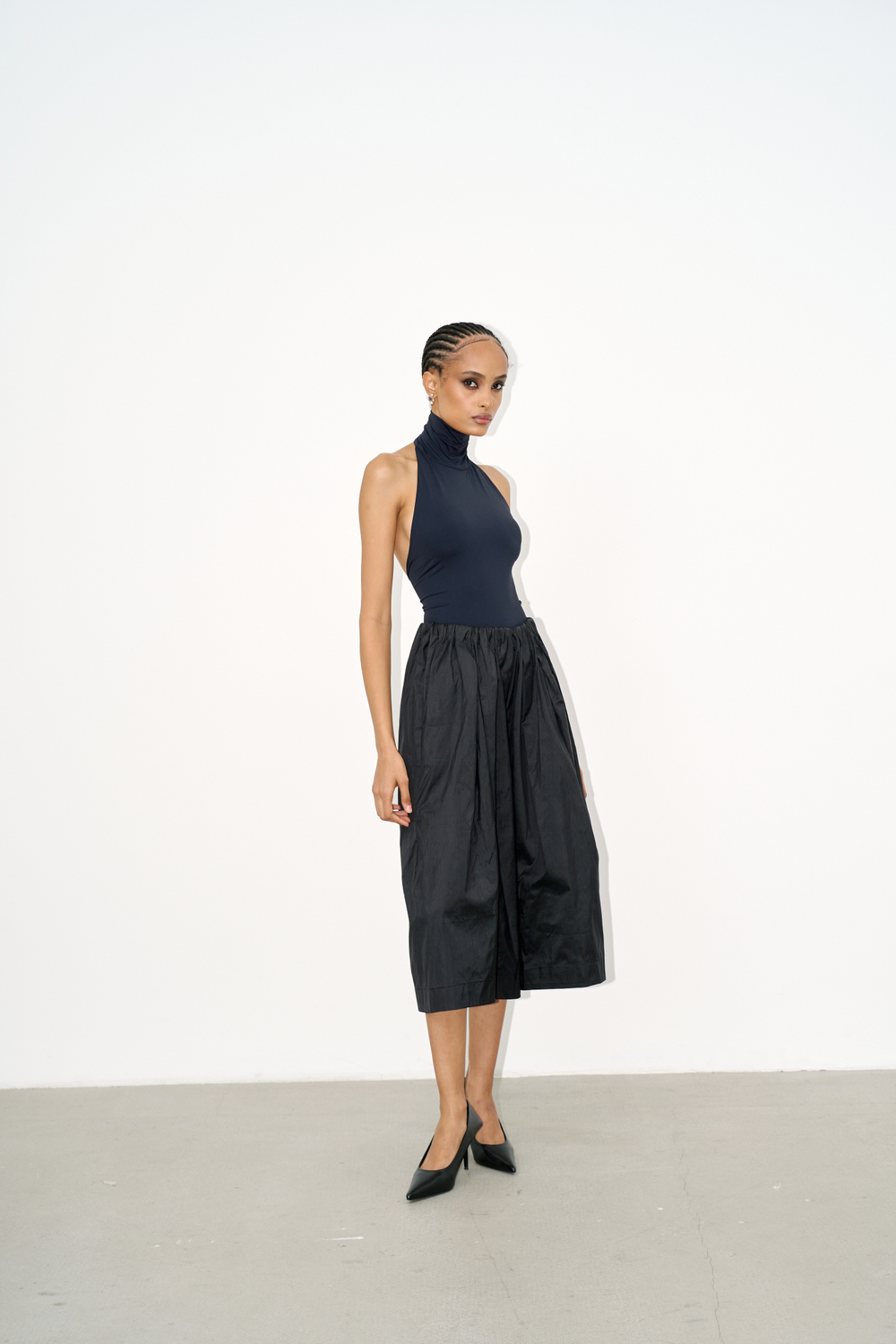 Боди halter black