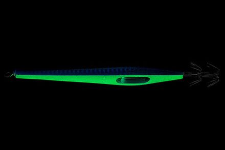 Кальмарница ASARI Squid Stinger Pro 100гр #Lumo Glow Silver Blue_Silver Green