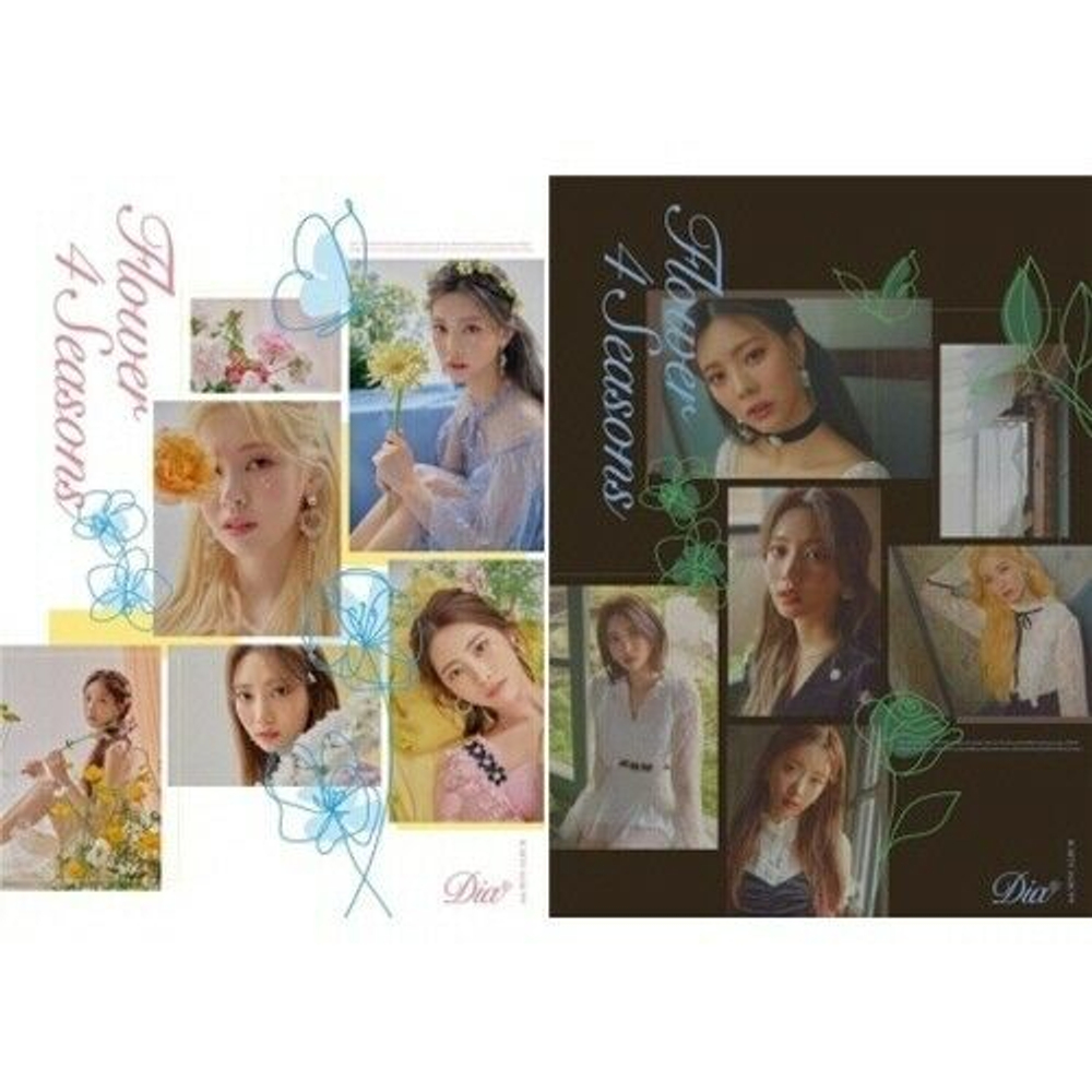 Альбом DIA - Flower 4 Seasons 6th Mini Album RANDOM Version