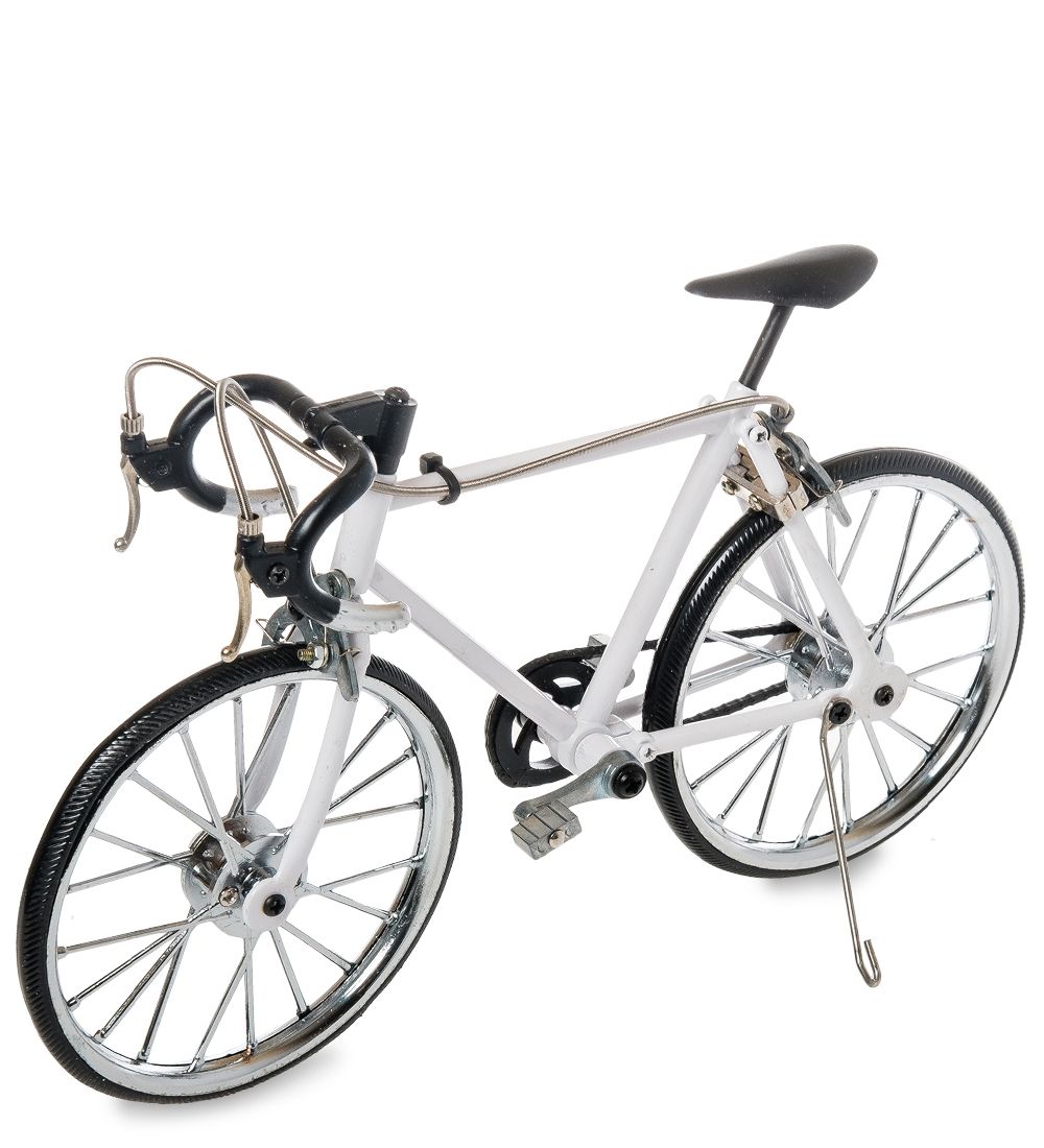 VL-19/4 Фигурка-модель 1:10 Велосипед гоночный «Roadbike» белый