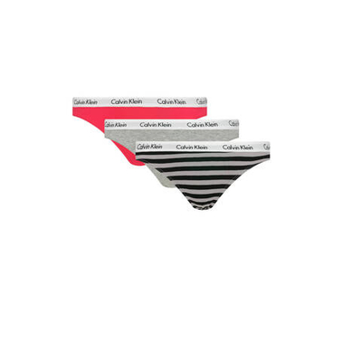 стринги 3 пары Calvin Klein Underwear - розовый(000QD3587E)