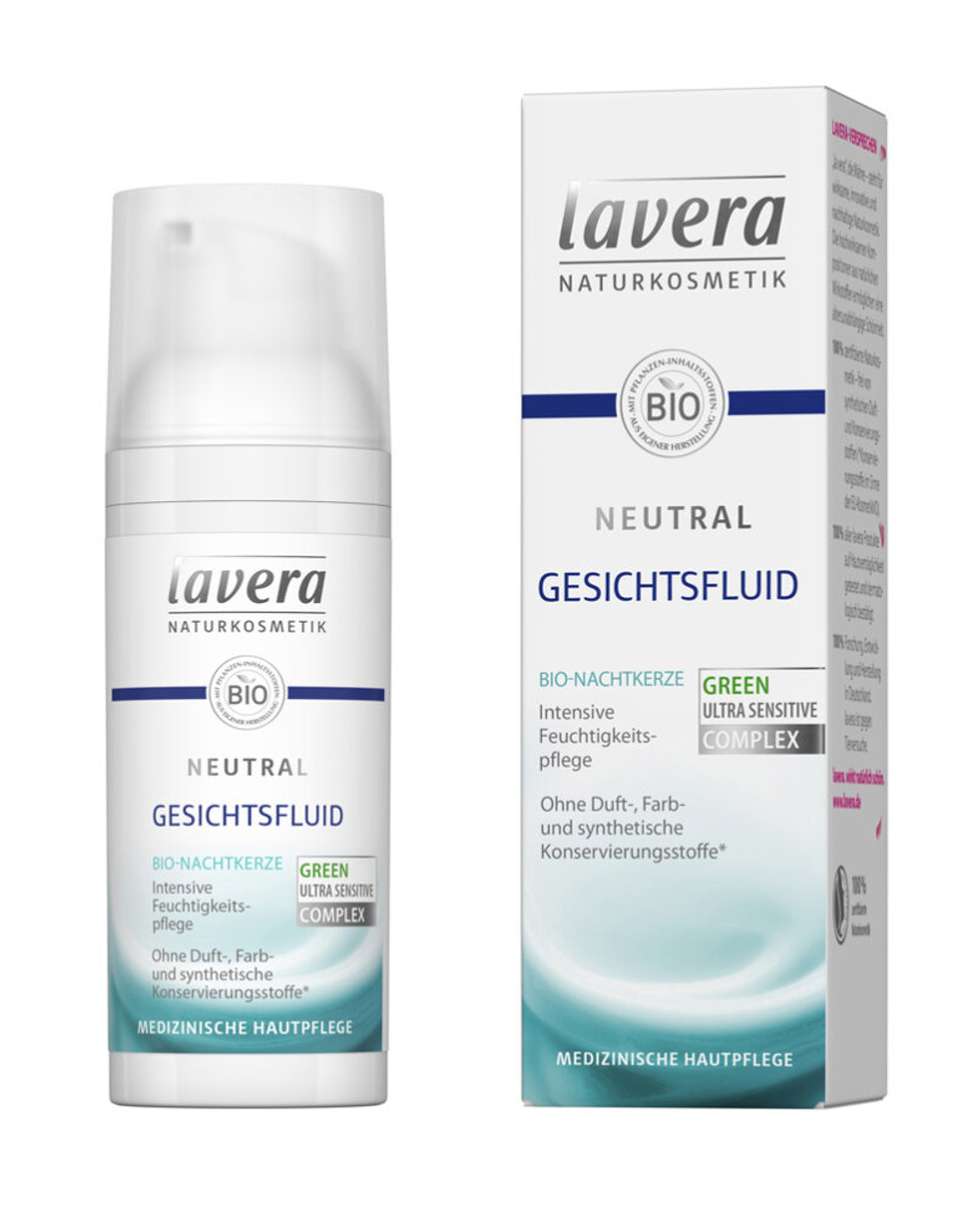 Нейтральная жидкость для лица Lavera Naturkosmetik, 50 мл