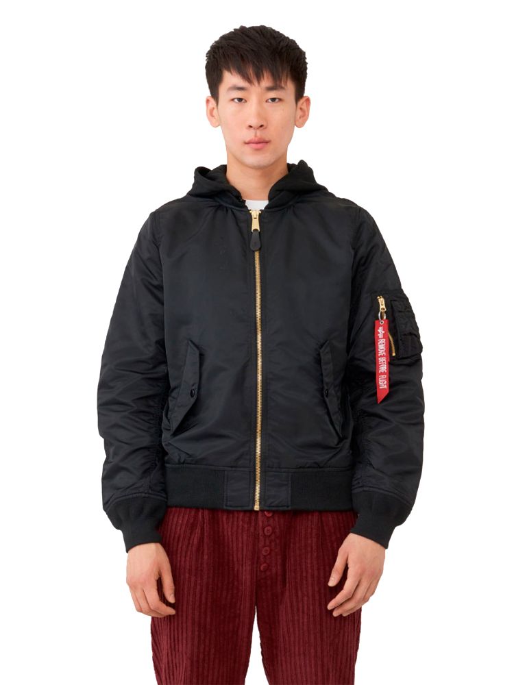 Бомбер Alpha Industries MA-1 Natus Black (Черный)
