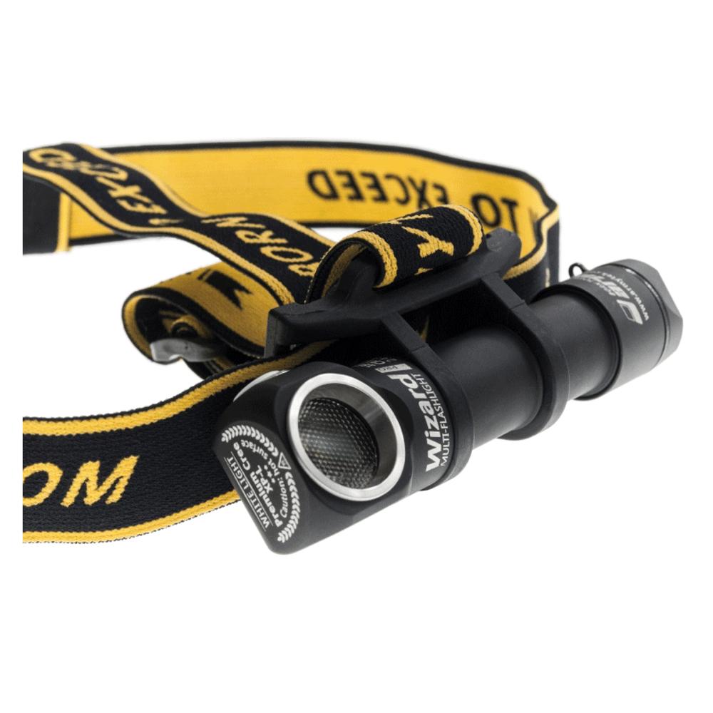 Фонарь Armytek Wizard Pro (Налобый)(Серебро)(Белый свет) XM-L2 1200лм 80м 1х18650 без батареек
