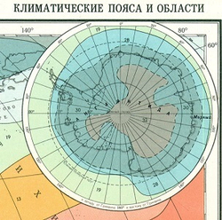 Карта климатические пояса и области Мира ( 94 х 149 см)