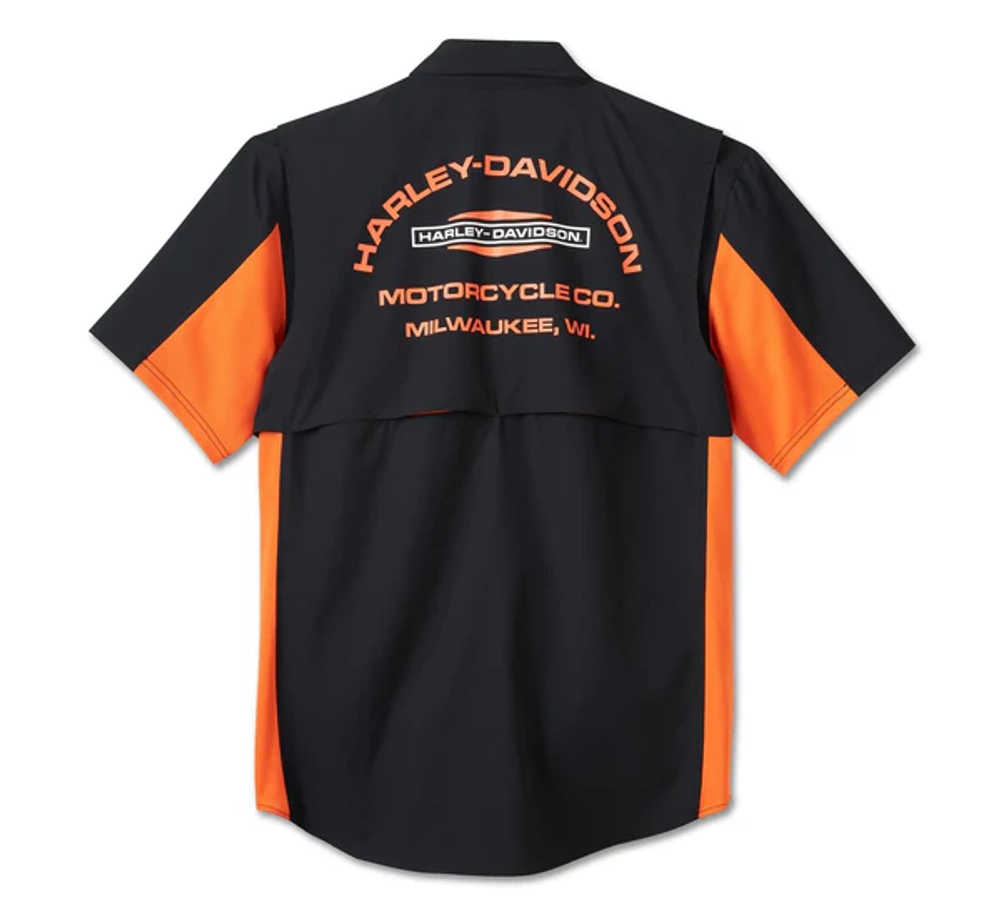 Рубашка Milwaukee Short Sleeve Shirt Harley-Davidson