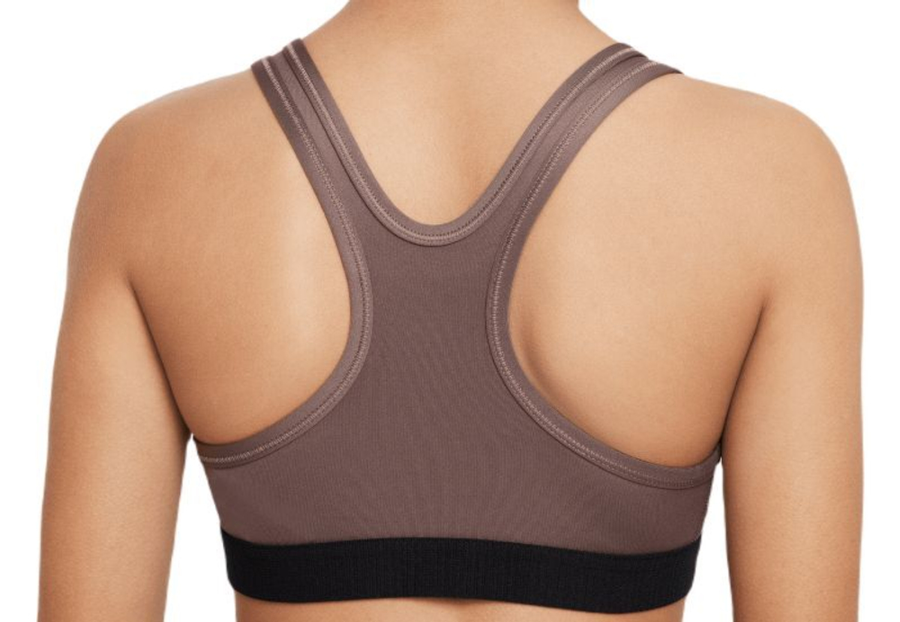 Топ для девочки теннисный Nike Swoosh Bra - plum eclipse/white