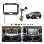 Магнитола для KIA Sportage 2010-2016 (низкая комплектация) - Kuberg DUDU7 SF-9735-1 (рамка 9") QLed+2K, Android 13, Быстрейшая, UIS7870 (DUDU7), CarPlay, SIM-слот