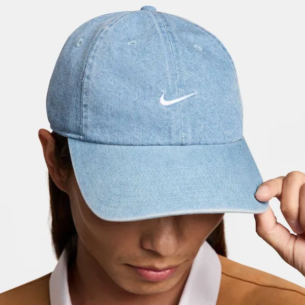 Кепка взрослая NIKE U NK CLUB CAP U CB DENIM 24 L