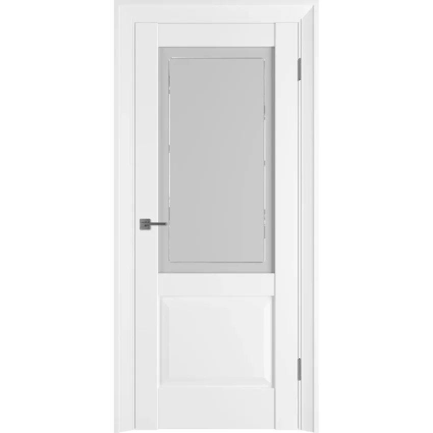 Межкомнатная дверь пэт Витон 02C white со стеклом