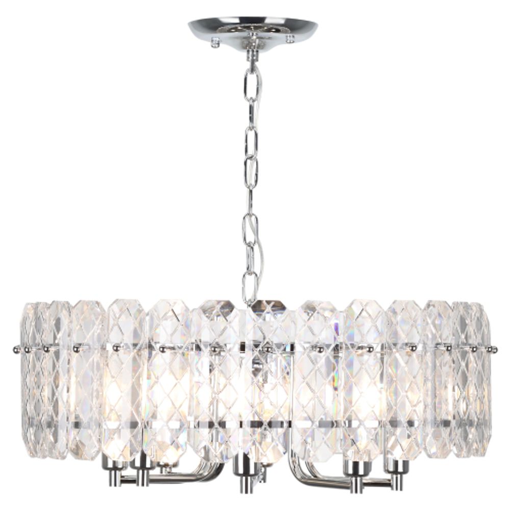 Люстра Rivoli Whitney 1050-308 8 х Е14 40 Вт хрусталь | Rivoli