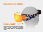 Налобный фонарь Fenix HL40R Cree XP-LHIV2 LED серый