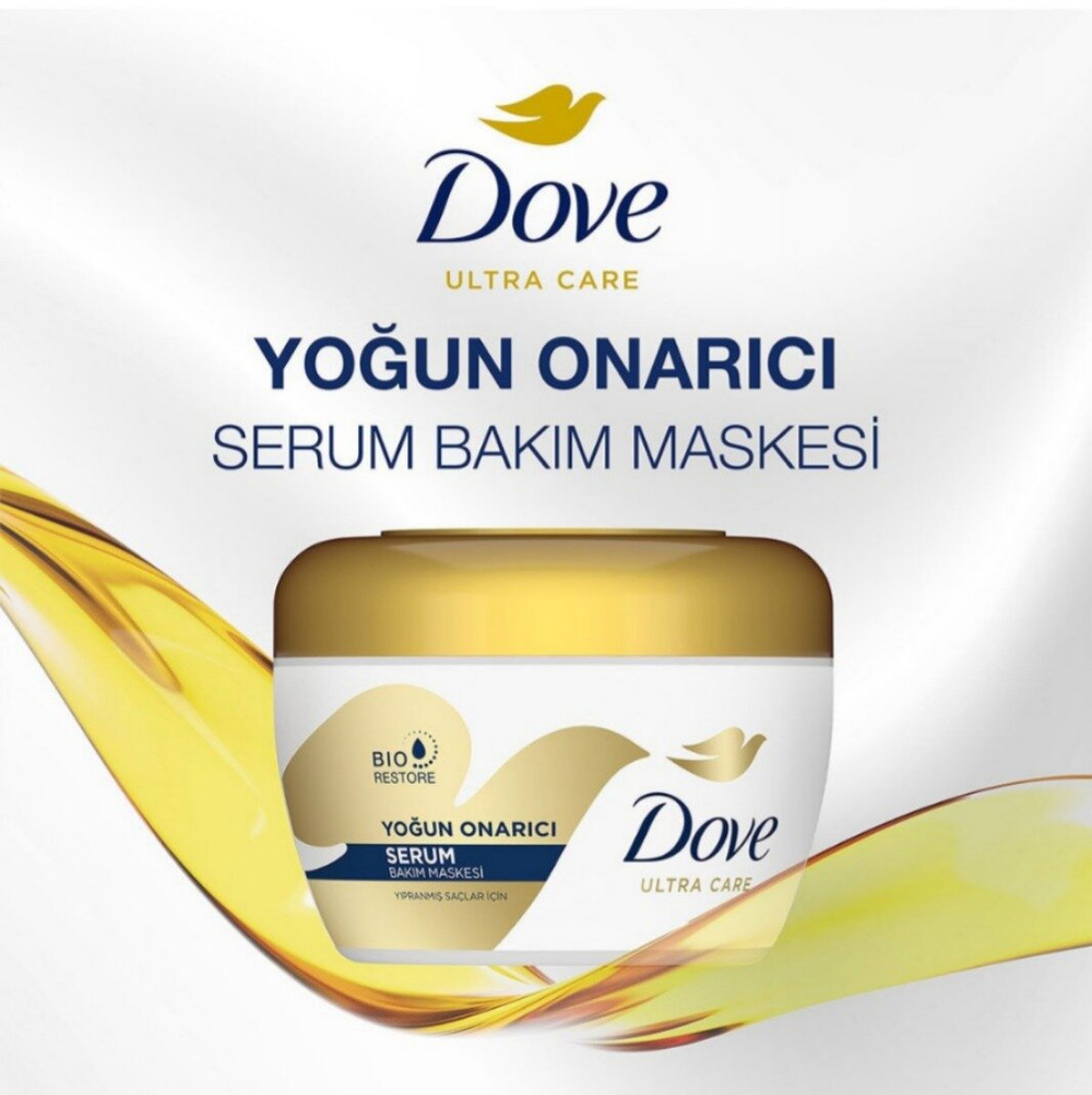 Dove Ultra Care 1 минутная маска-сыворотка интенсивная восстанавливающая для волос 160 мл (Турция)