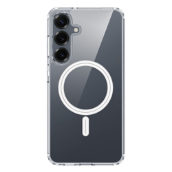 Усиленный прозрачный чехол с поддержкой MagSafe от Dux Ducis для Samsung Galaxy S25, серия Clin Mag Series Case