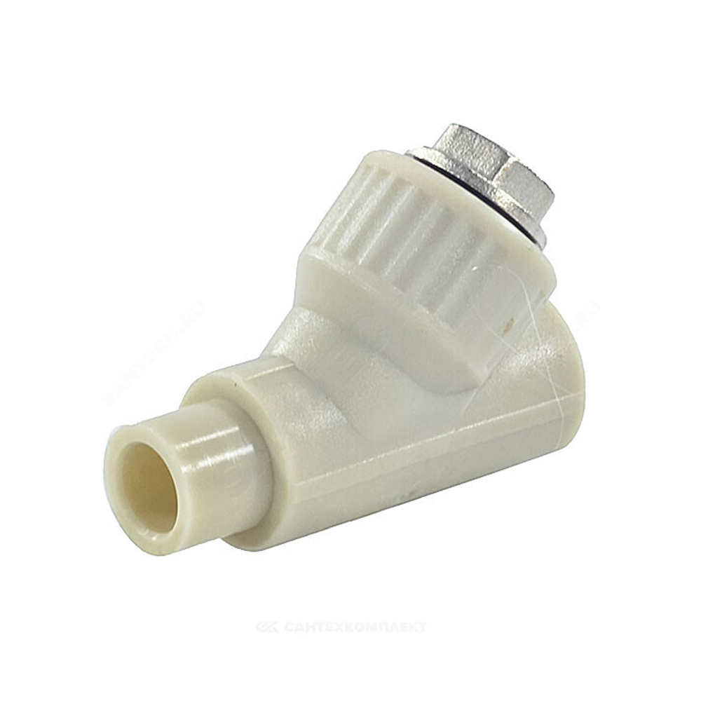 Фильтр PP-R сетчатый серый Дн 20х45гр внутр/наруж пайка VALFEX 10142020Г